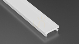 Tienidlo pre LED profil LUMINES SLIM v2 PMMA mliečne 1 m