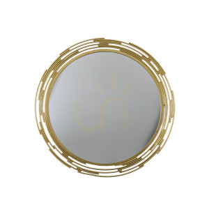 Zrkadlo Gallery Direct Cristo Gold zlaté 80 x 80 cm