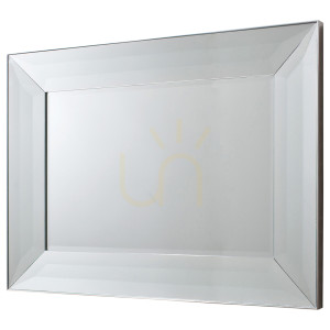 Zrkadlo Gallery Direct Ferrara strieborné 122 x 91,5 cm