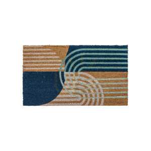 Rohožka Gallery Direct Navy Arch kokosové vlákno 40 x 70 cm