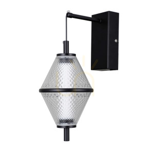 Nástenné svietidlo Italux Fuente LED čierne WL-34395-1-BK