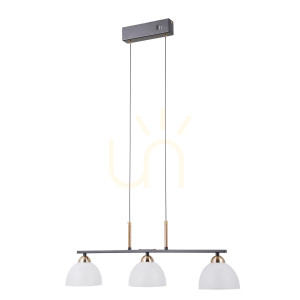 Závesné svietidlo Italux Montiela LED čierne 3x LED 3000K PND-34374-3-BK