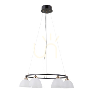 Závesné LED svietidlo Italux Montiela čierne 6x LED 30W PND-34374-6-BK
