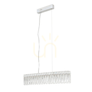 Závesné LED svietidlo Italux Nosta chróm kryštál 16W PND-34364-1-CH-CL