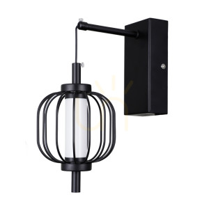 Nástenné svietidlo Italux Pedro LED čierne matné 4W WL-34405-1-BK