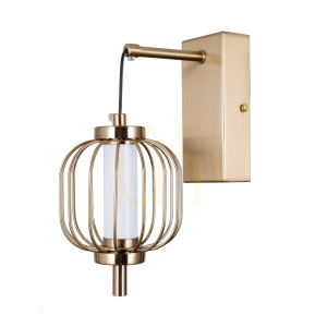 Nástenné svietidlo Italux Pedro LED zlaté 4W 3000K WL-34405-1-HBR