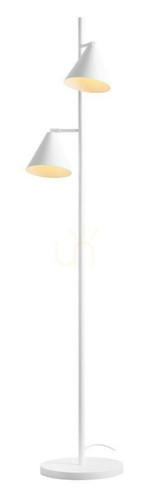 Stojaca lampa Aldex Forma 2 biela kovová 1108A_2