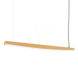 JORUN 150 zlatá LED 4000K závesná lampa