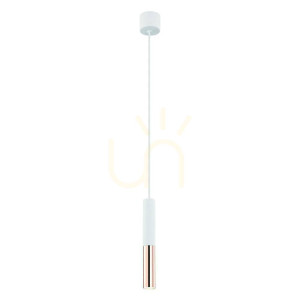 Závesné svietidlo Slimi S Bianco / Rose Gold od Orlicki Design