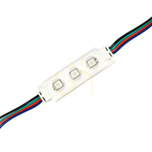 LED modul V-TAC 0,72W 3LED 120st SMD5050 IP66 VT-50506 RGB 22lm