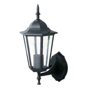 Záhradné nástenné svietidlo V-TAC E27 Black Mat VT-749