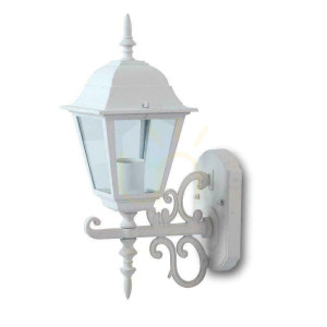 V-TAC VT-760 White Mat Up Garden Wall Lamp.