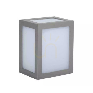 V-TAC 12W LED nástenné svietidlo IP65 sivé VT-822 6400K 750lm