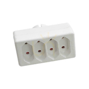 Rozdeľovač 4x 10A 250V V-TAC biely VT-1004