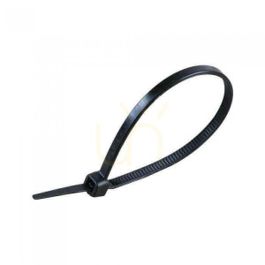 Svorka V-TAC 4,5x350 mm čierna 22 kg Nylon66 (balenie. 100ks)