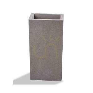 V-TAC BETON nástenné svietidlo 2xG9 LED Rectangle Light Grey IP20 VT-893