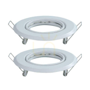 Očko V-TAC GU10 okrúhle pohyblivé biele (balenie. 2 ks) VT-817-RD-W