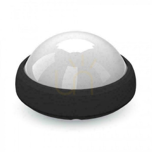 LED plafón guľatý čierny 12W V-TAC IP65 VT-8015-B 3000K 840lm
