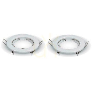 Mesh V-TAC GU10 Round Fixed White (balenie. 2 ks) VT-778-WH