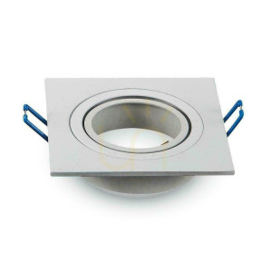 V-TAC Liate hliníkové pletivo 1xGU10 Square White VT-782SQ-WH