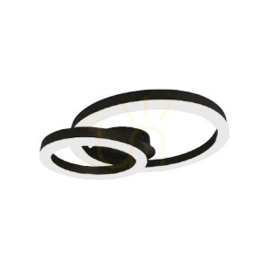 V-TAC 20W LED stropné svietidlo čierne VT-7787 3000K 2130lm