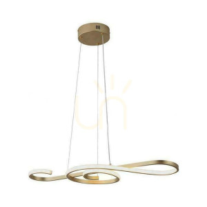 V-TAC 18W LED závesné svietidlo Gold VT-7817 3000K 2260lm