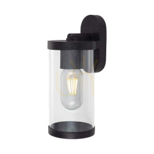 Záhradné nástenné svietidlo V-TAC Black Mat E27 IP44 VT-1149