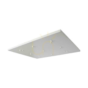 Stropná rozeta 9x V-TAC 800x600x20mm Matná biela