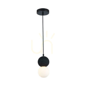 V-TAC G9 Závesné svietidlo Marble Black+White 10x120cm VT-7987