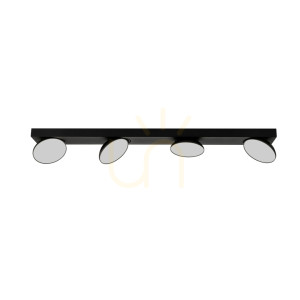 Reflektory Italux Castelio LED čierne 4x 20W 4000K SPL-31976-4B-BK