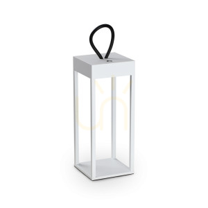 Stolová lampa Ideallux ENYA 323251 biela LED 5W stmievateľná