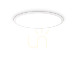 Vonkajší strop Ideallux FLY SLIM PL D60 biely 53W 2700K 341248