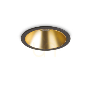 Zapustené svietidlo Ideallux Game Trim Round 341415 zlaté 3000K 20W