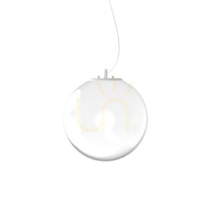 Závesné svietidlo Ideallux MAPA CLEAR SP1 D30 opál biele 346601