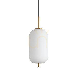 Závesné svietidlo Ideallux UMILE SP1 314952 biele sklo 22 cm LED 20W