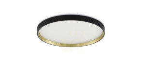 Stropné svietidlo Zuma Line ORBITRAL MS750400R-BK&GD LED čierna