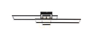 Stropné svietidlo Zuma Line LUMENZ MS243-BK LED čierna