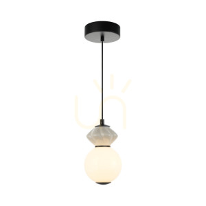 Závesné LED svietidlo Italux Balos čierne 5W IP20 PND-94921-1A-BK