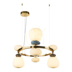 Závesná LED lampa Italux Evans zlatá 33W 3000K PND-94981-4B-GD