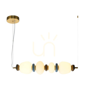 Závesné LED svietidlo Italux Evans zlaté 22W 3000K PND-94981-4C-GD