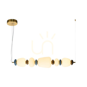 Závesné LED svietidlo Italux Evans zlaté 26W PND-94981-5A-GD