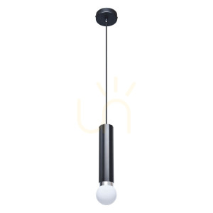 Závesné svetlo Italux Macera čierne E27 PND-33849-1-BK