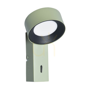 Nástenné svietidlo Italux Otal LED zelené kovové 1,8W WL-47390-1-GRN