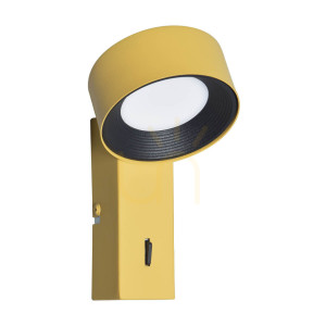 Nástenné svietidlo Italux LED žlté kovové 1,8W 4000K WL-47390-1-YLL