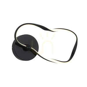 Nástenné LED svietidlo Italux Amaya čierne 20W WL-22782-BK