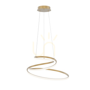 Závesné LED svietidlo Italux Lorila zlaté 60 cm PND-2168-M-GD