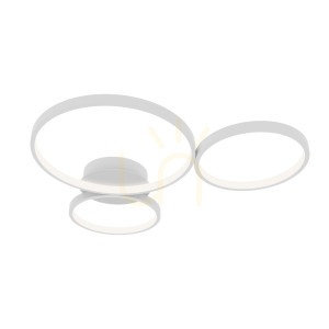 Plafón Italux Maver LED čierny 40W 3-bodový SPL-20452-3-WH