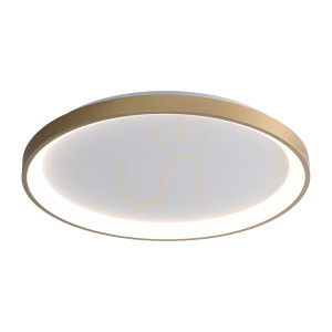 Prívesné LED svetlo Italux zlaté 50W 58 cm CLN-3151-M-GD