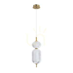Závesné LED svietidlo Italux Corado zlaté 15W 3000K IP20 PND-81438-1C-GD