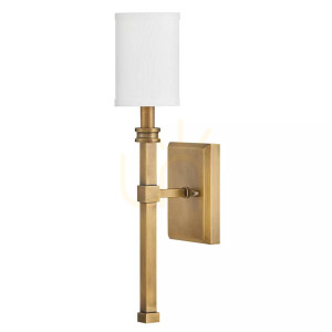 Nástenné svietidlo Moore - 1 svetelný zdroj - Classic brass Elstead